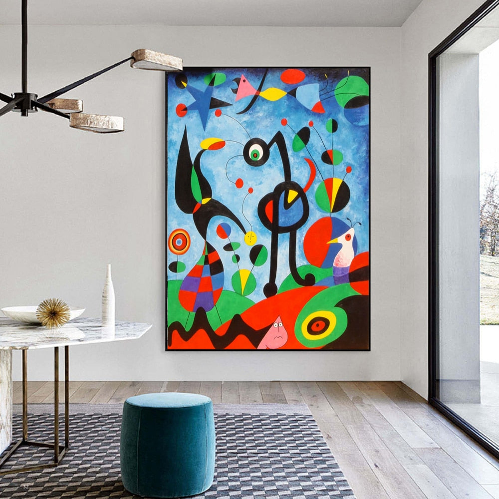 THE GARDEN 1925 By Joan Miro CANVAS PRINT