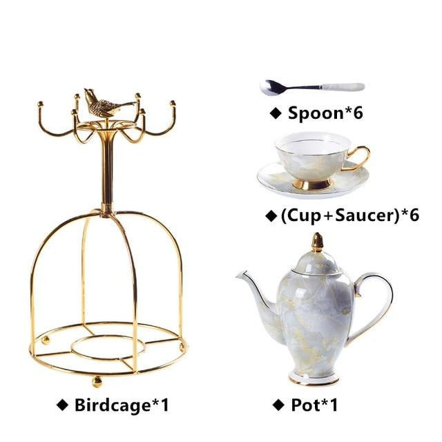 IMPERIAL TEACUP COLLECTION SET