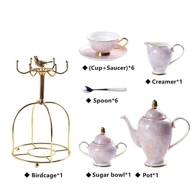 IMPERIAL TEACUP COLLECTION SET