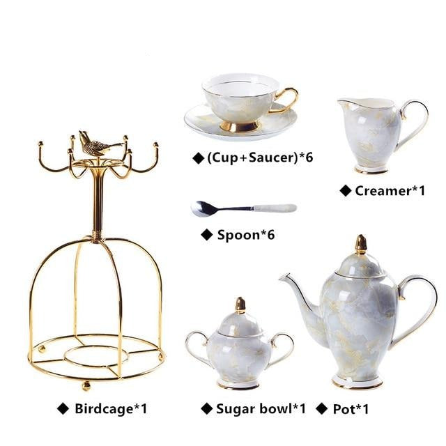 IMPERIAL TEACUP COLLECTION SET