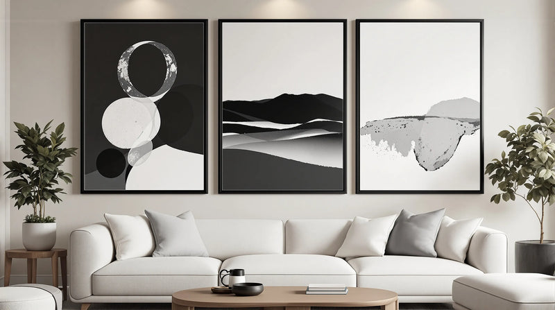 Black & White Wall Art: Timeless Contrast