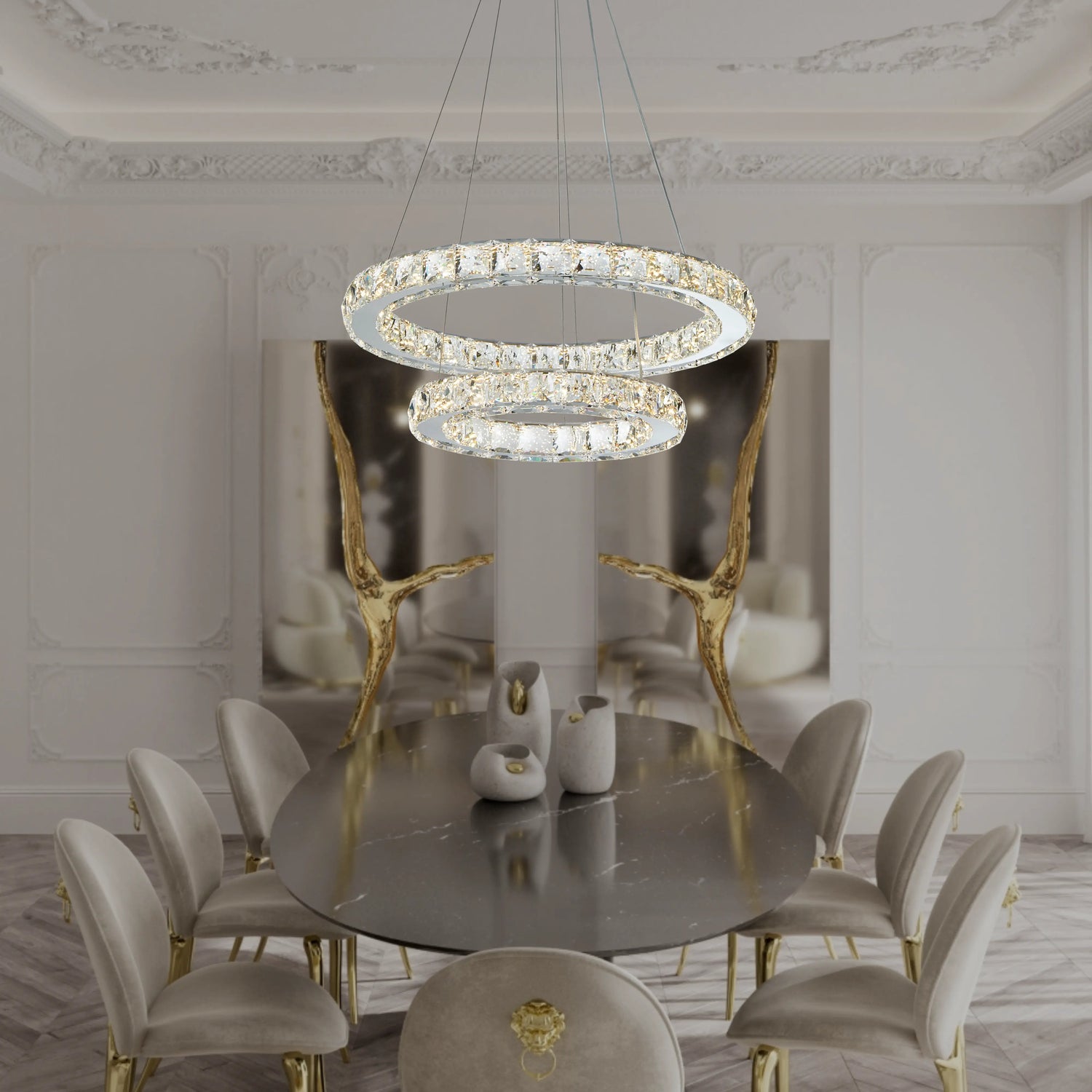 Aura chandelier collection