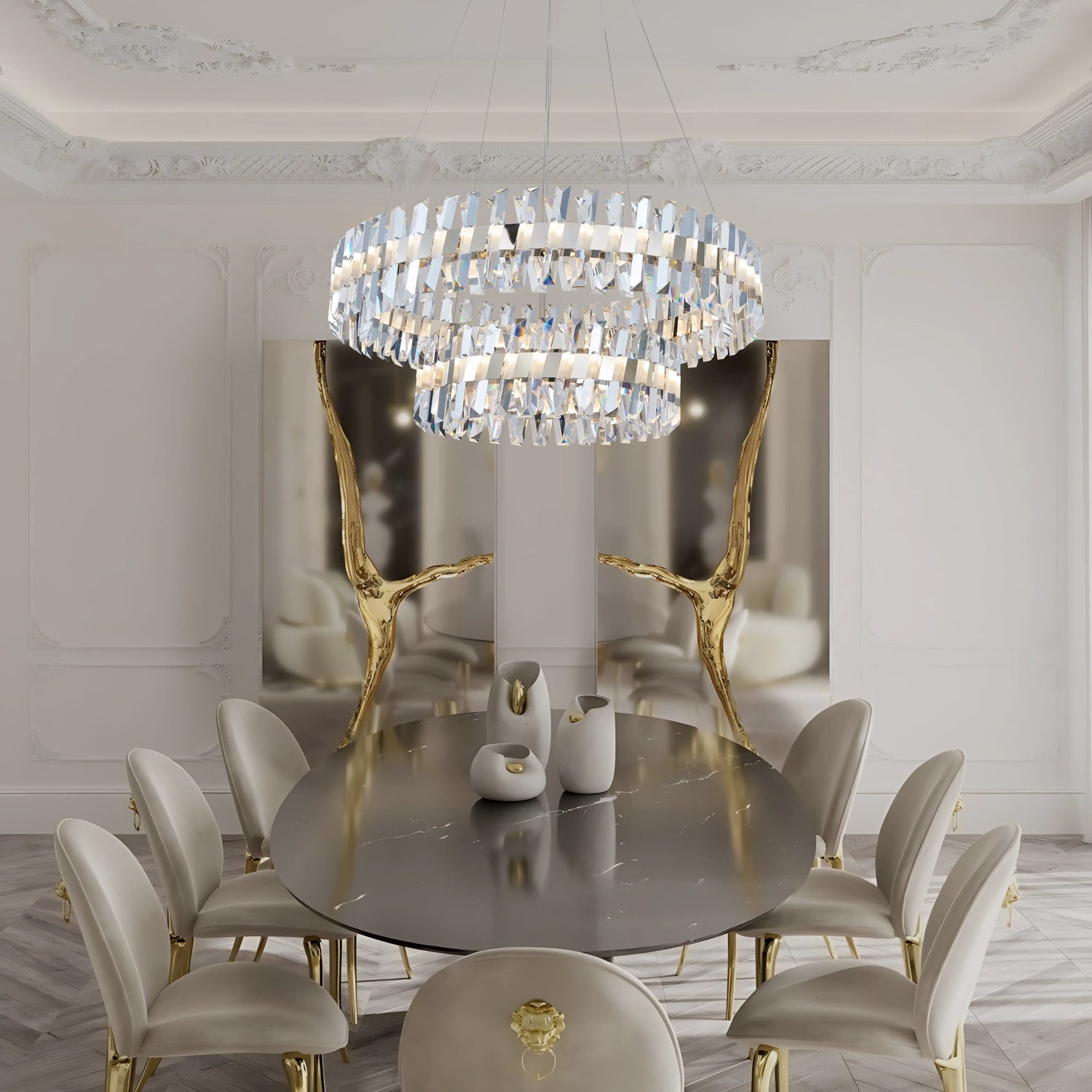 Luxury dining room chandeliers – crystal and modern designs by DecorLane