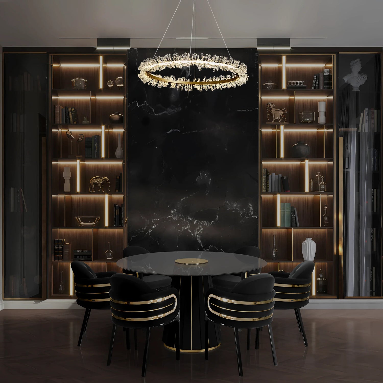 Crystal chandelier