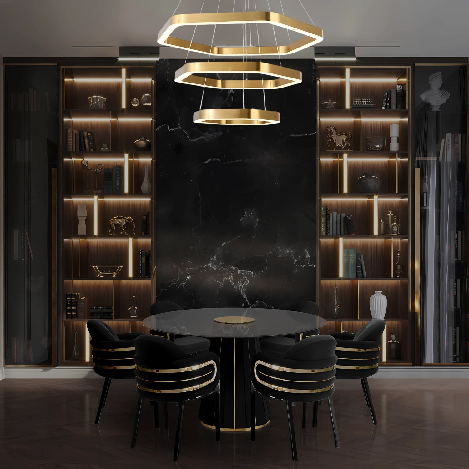 Bedazzled 3 Tier Chandelier - Chandeliers