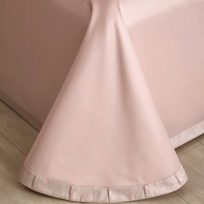 BLUSH PETALS 1000 THREAD COUNT DUVET COVER &amp; SHAMS