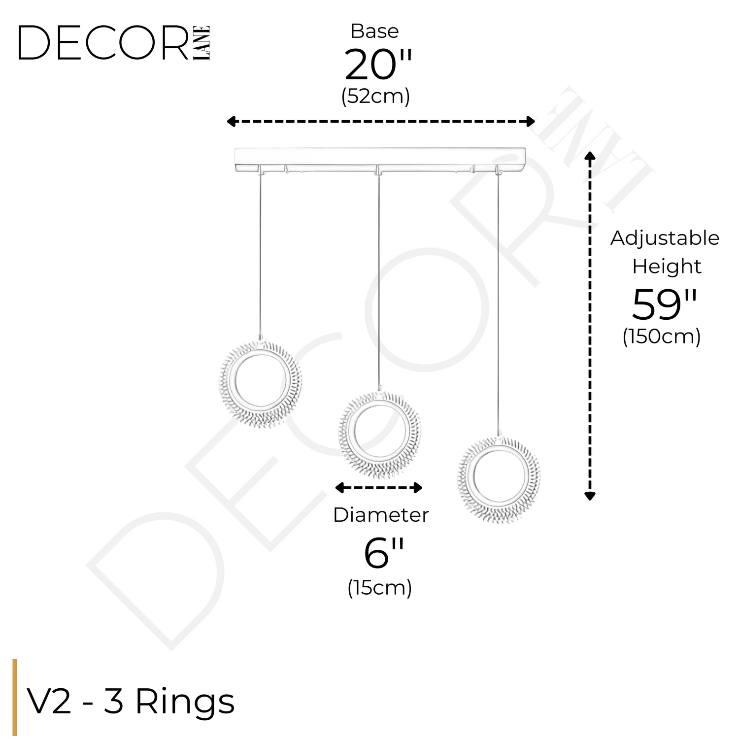 CARESSE ASTRALE 3 TIER CHANDELIER
