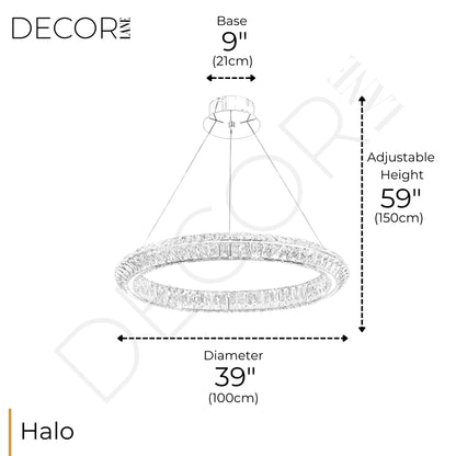 Aurelia Halo Chandelier - Chandeliers