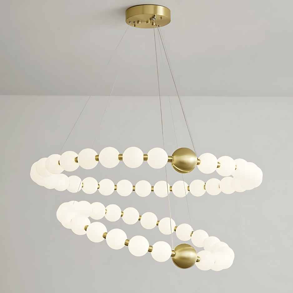 DÉLICATESSE DE PERLES CHANDELIER