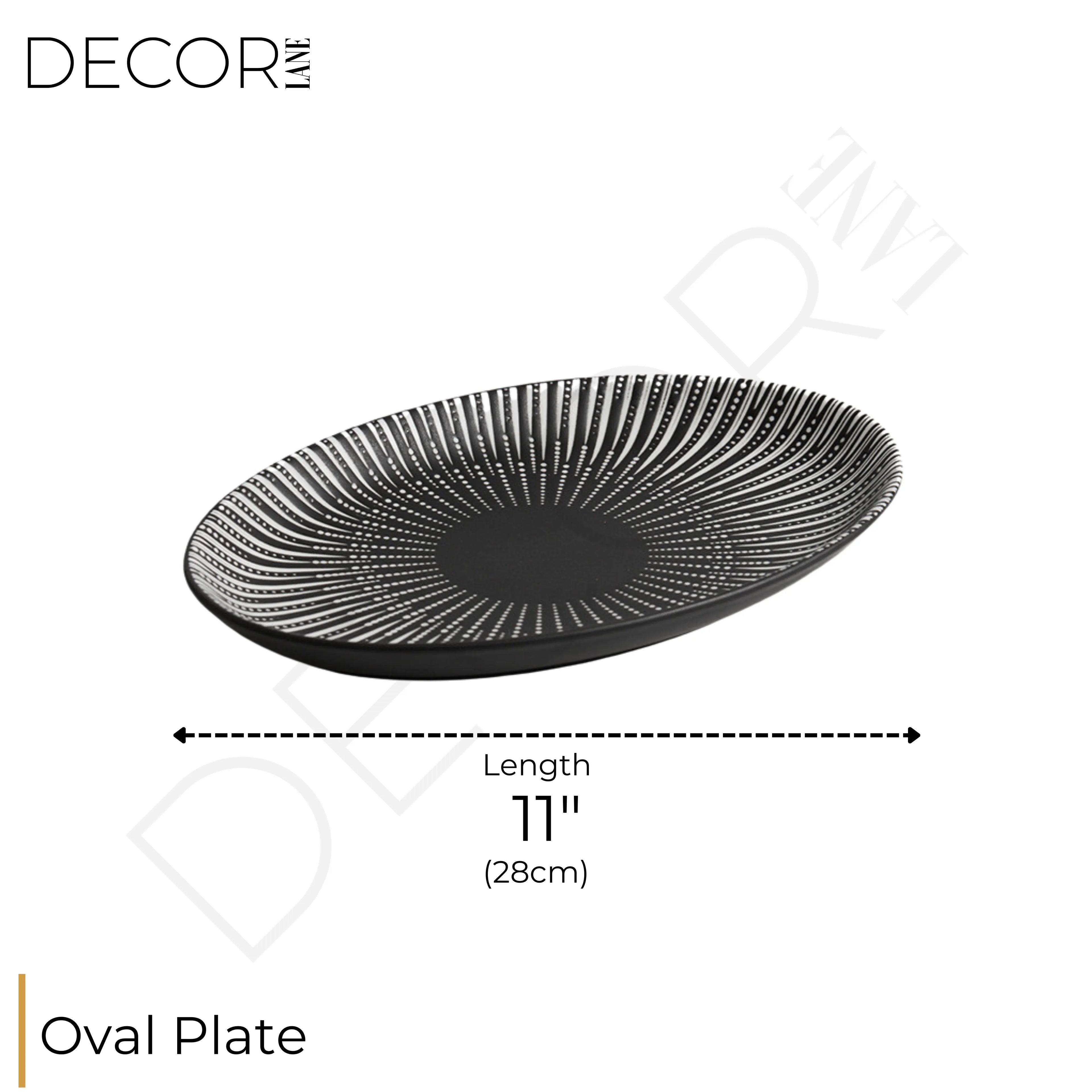 ZAPHIRE OVAL PLATE COLLECTION