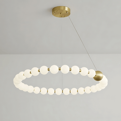 DÉLICATESSE DE PERLES CHANDELIER