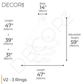 Bedazzled 3 Tier Chandelier - Chandeliers