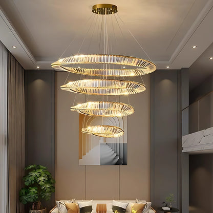 THE MOBIUS STRIP 4 TIER CHANDELIER