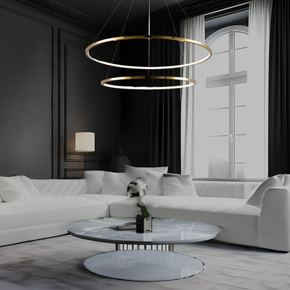 CIRCLE OF LIFE 2 TIER CHANDELIER