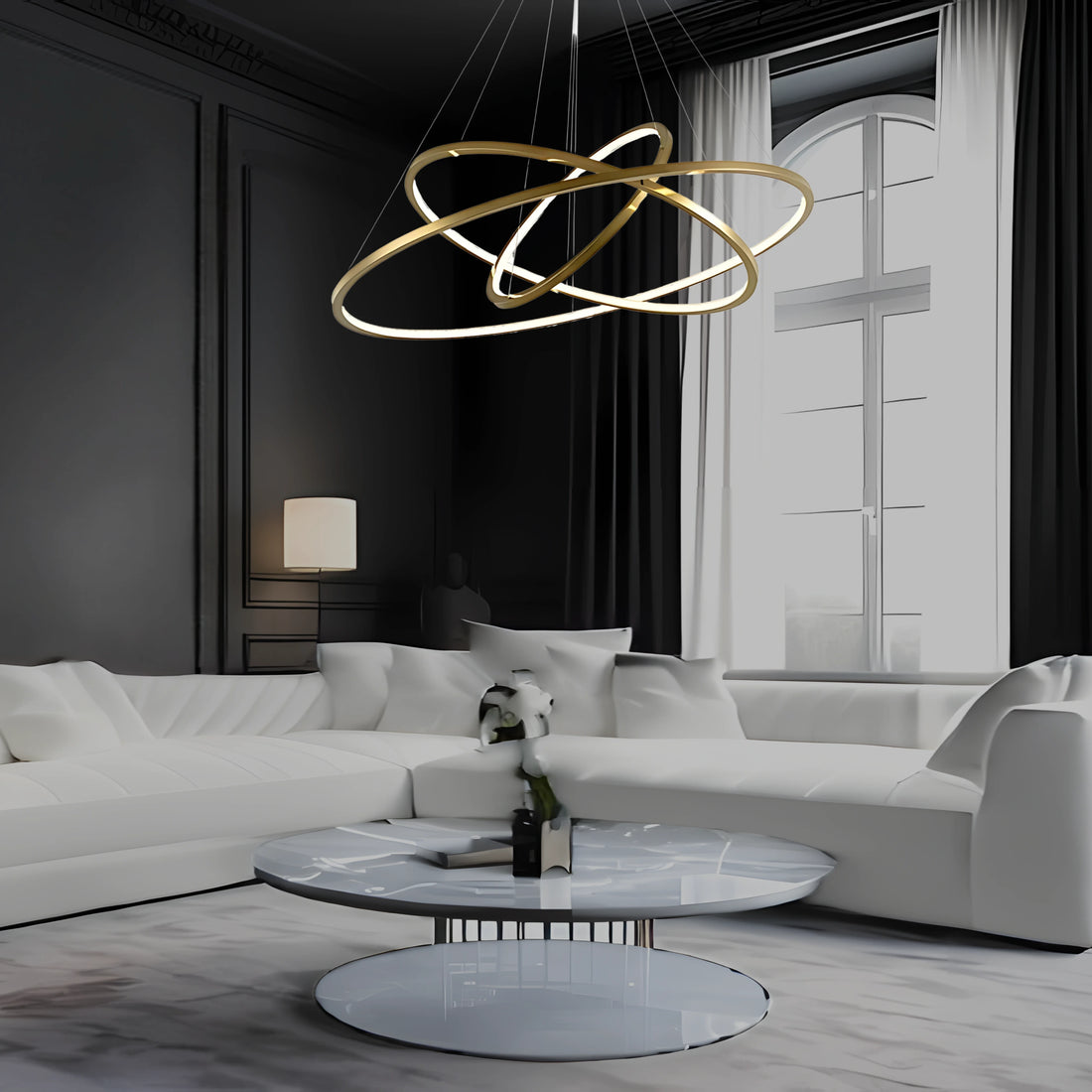 CIRCLE OF LIFE 3 TIER CHANDELIER