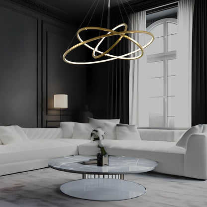CIRCLE OF LIFE 3 TIER CHANDELIER