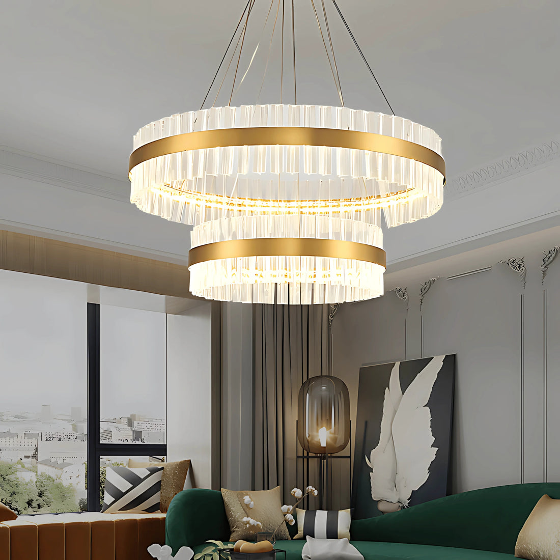 THE ENCHANTE 2 TIER CHANDELIER