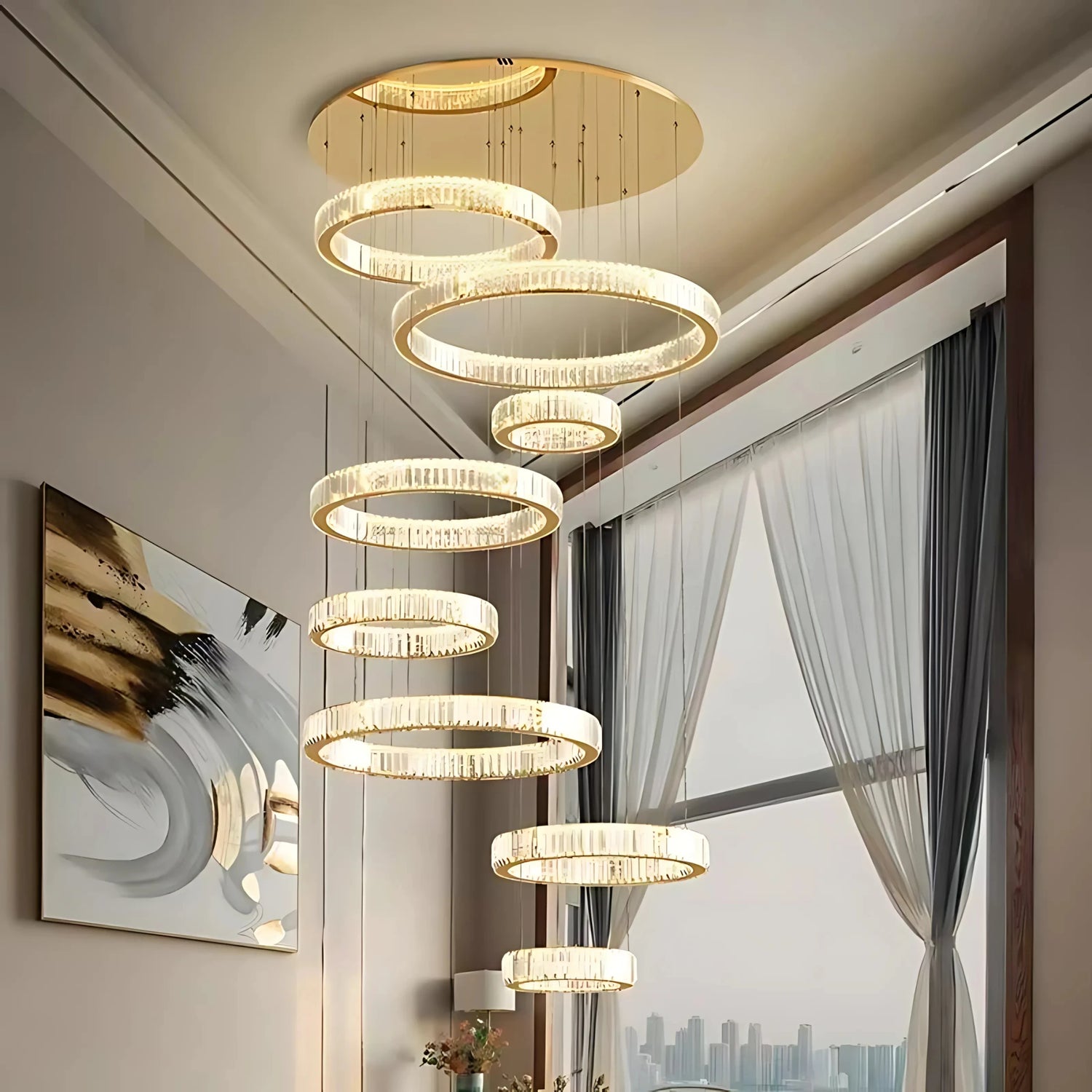 AQUILA STAIRCASE CHANDELIER