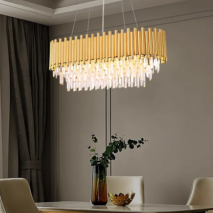 AURORE SCINTILLANTE OVAL CHANDELIER