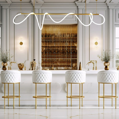 AMORPHOUS TUBE LINEAR CHANDELIER