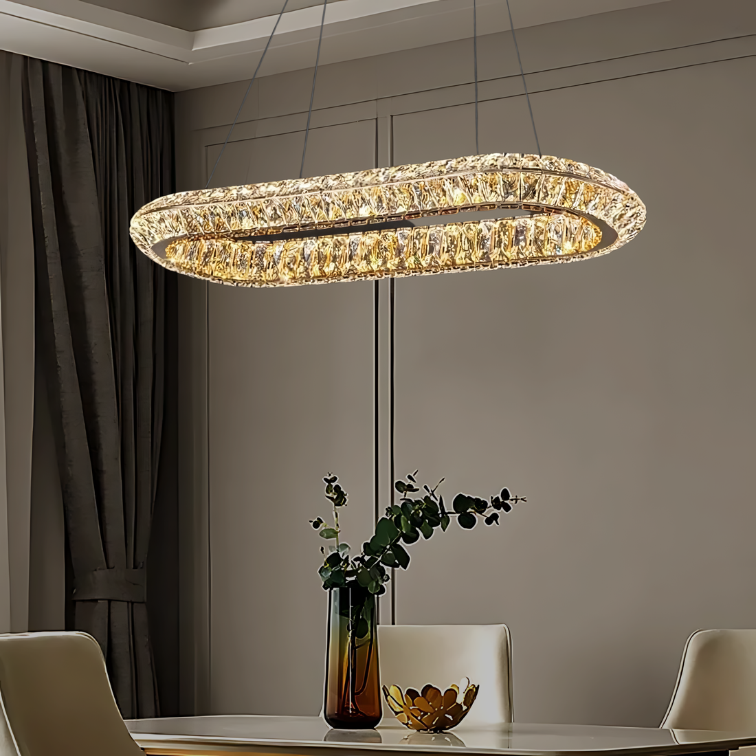 AURELIA OVAL CHANDELIER