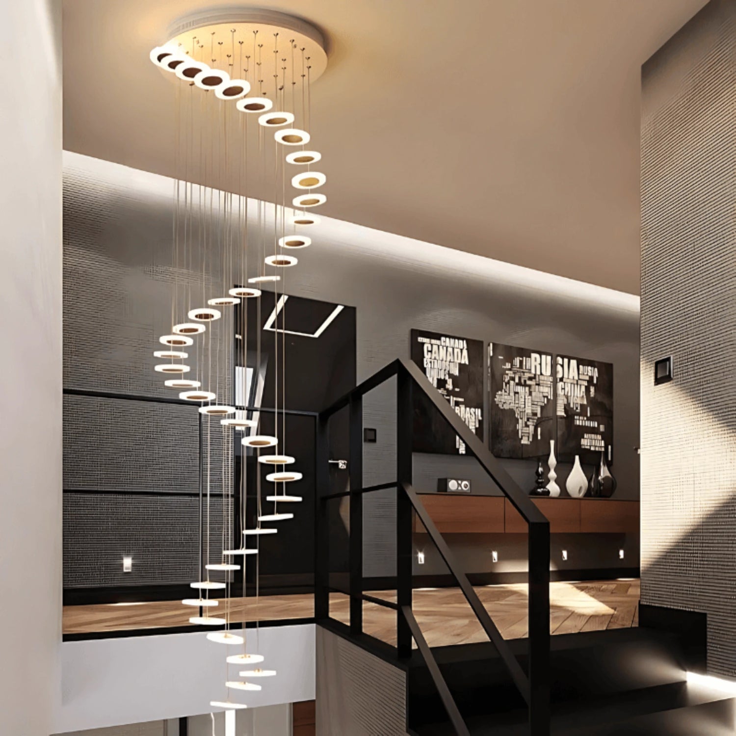 ECHO STAIRCASE CHANDELIER