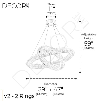 AURELIA TWO TIER CHANDELIER