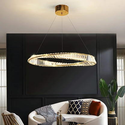 THE MOBIUS STRIP HALO CHANDELIER