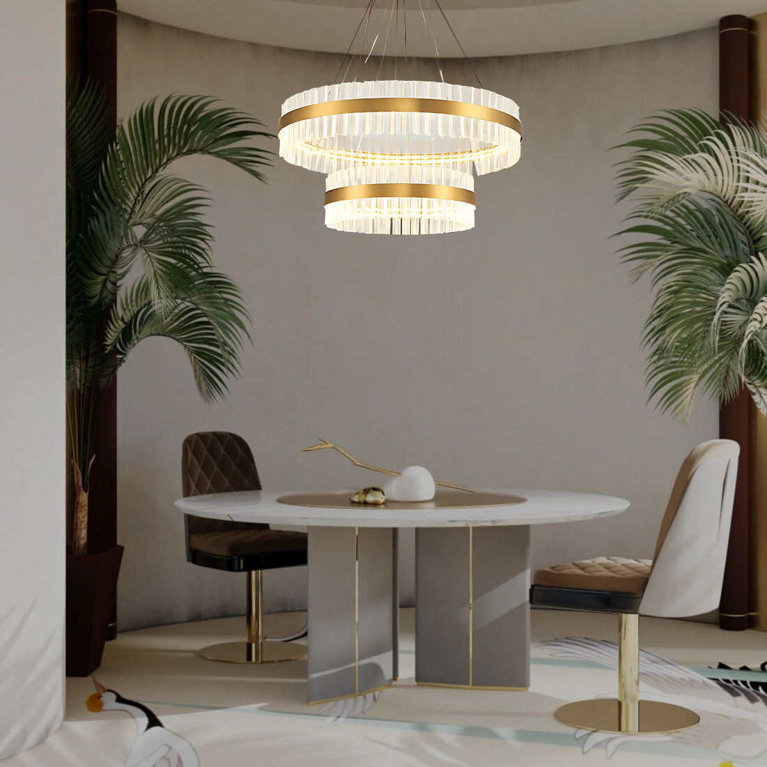 THE ENCHANTE 2 TIER CHANDELIER