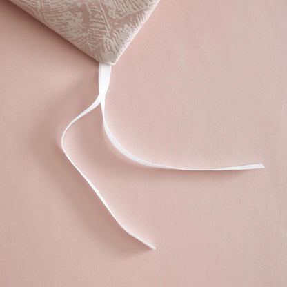 BLUSH PETALS 1000 THREAD COUNT DUVET COVER &amp; SHAMS