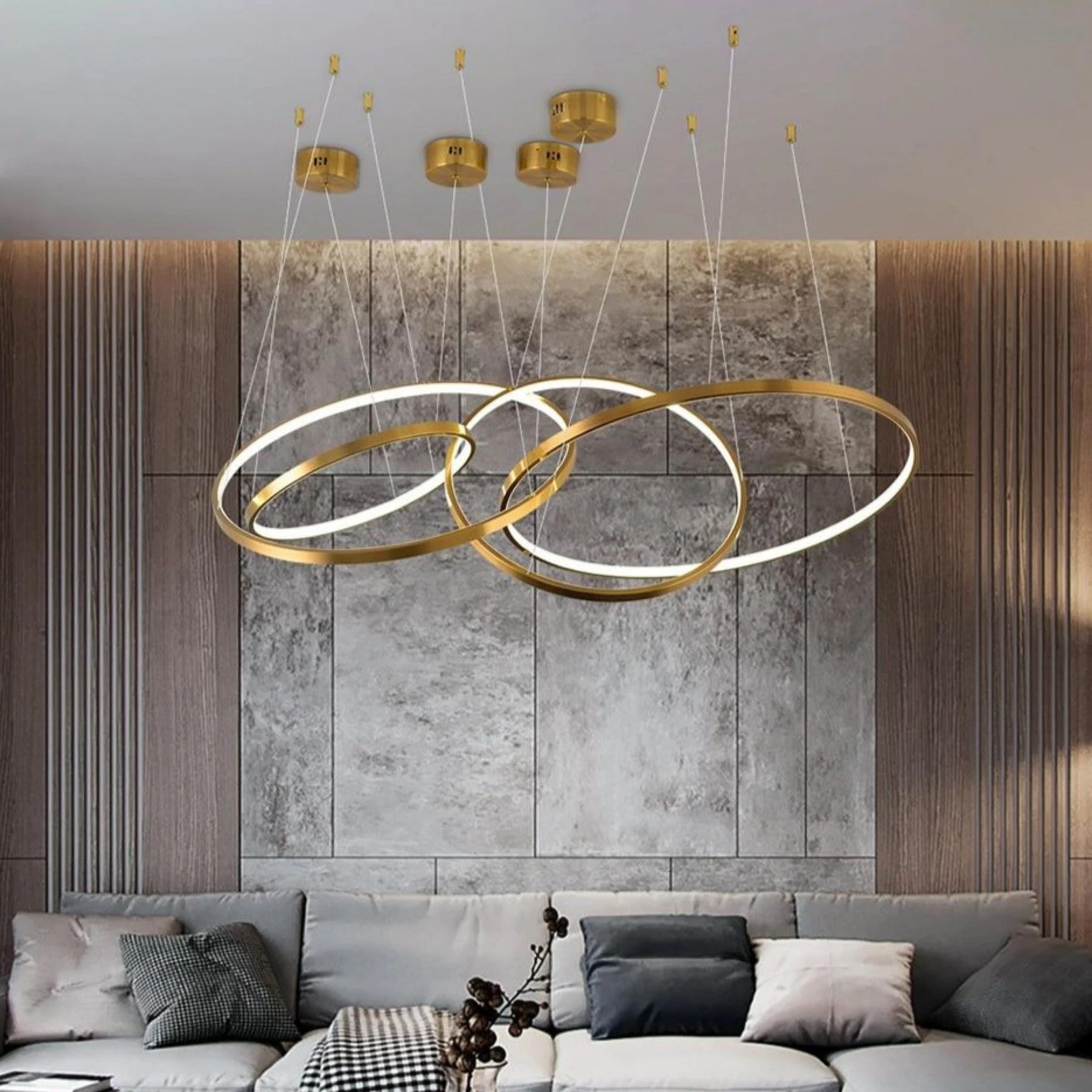 CIRCLE OF LIFE 4 TIER CHANDELIER