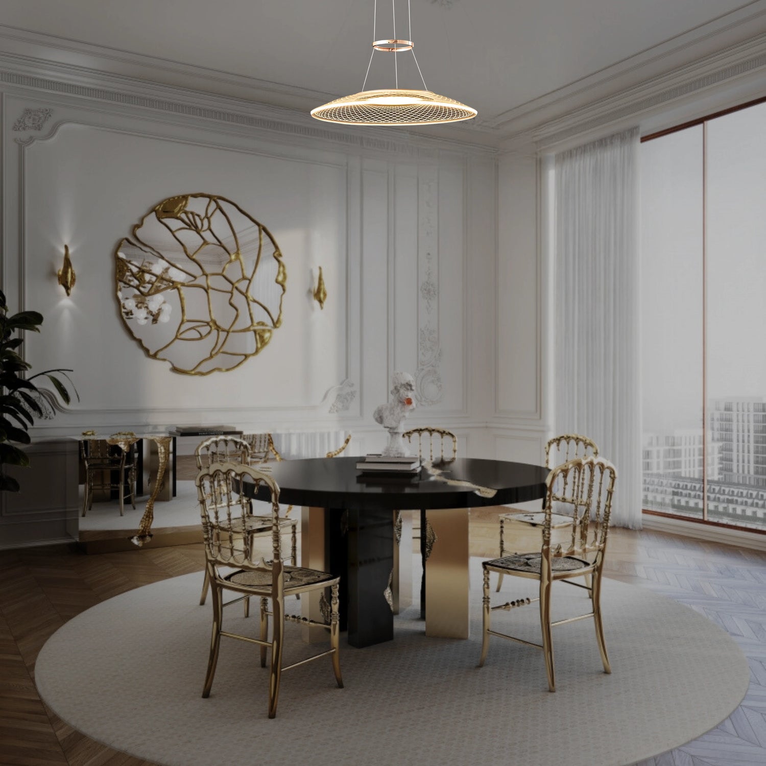 CERCLES CÉLESTES HALO CHANDELIER
