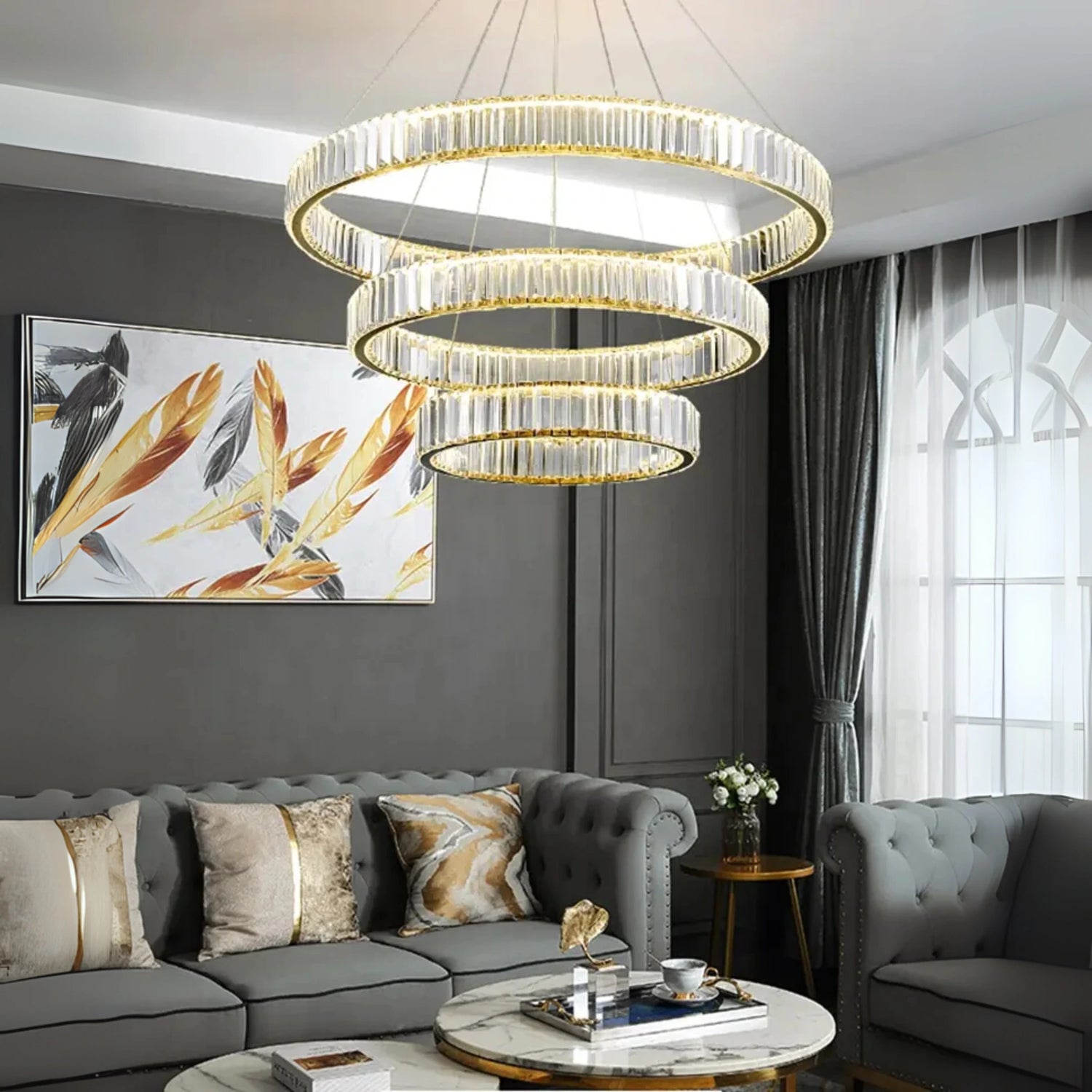 AQUILA 3 TIER CHANDELIER
