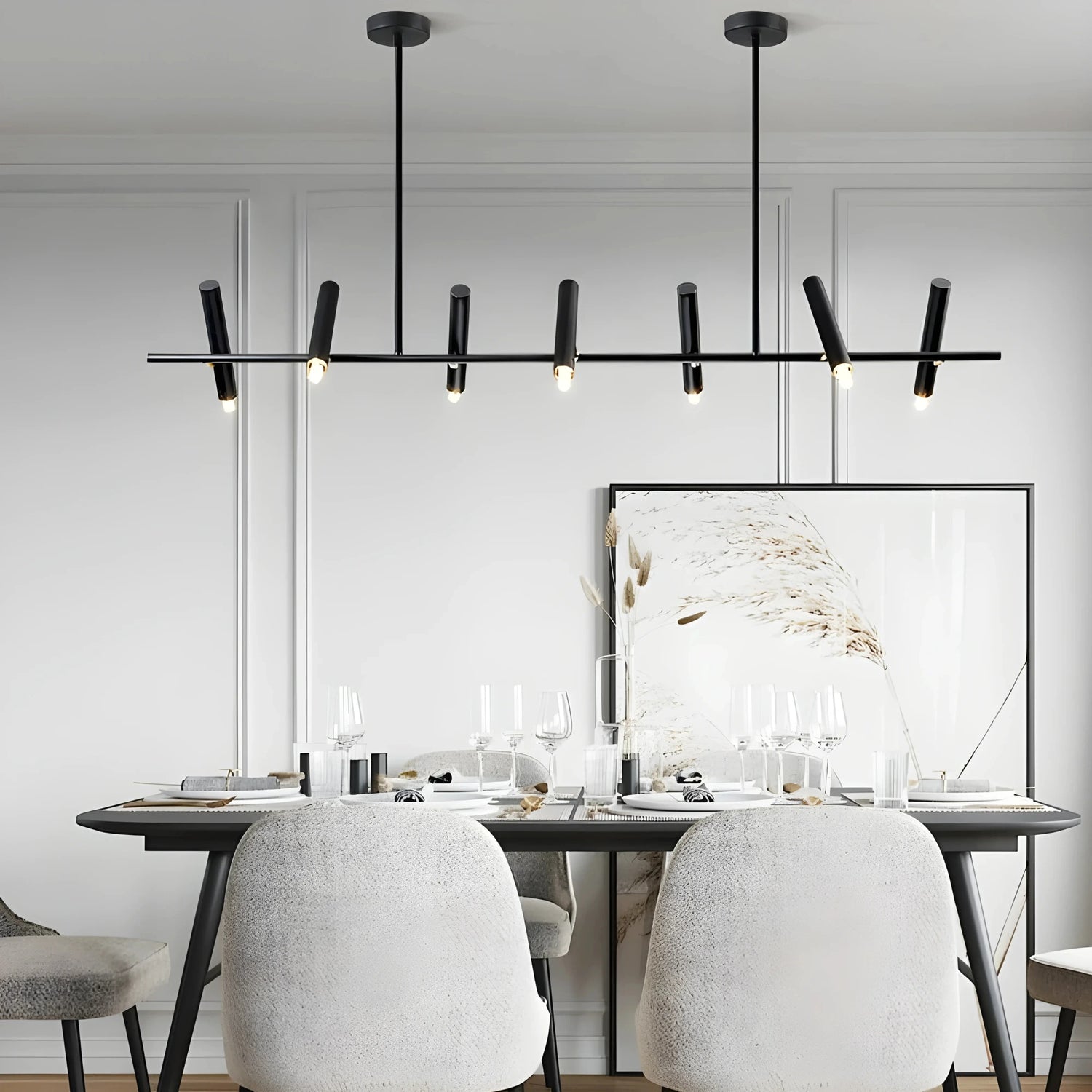 BRASERO LUMINEUX LINEAR CHANDELIER