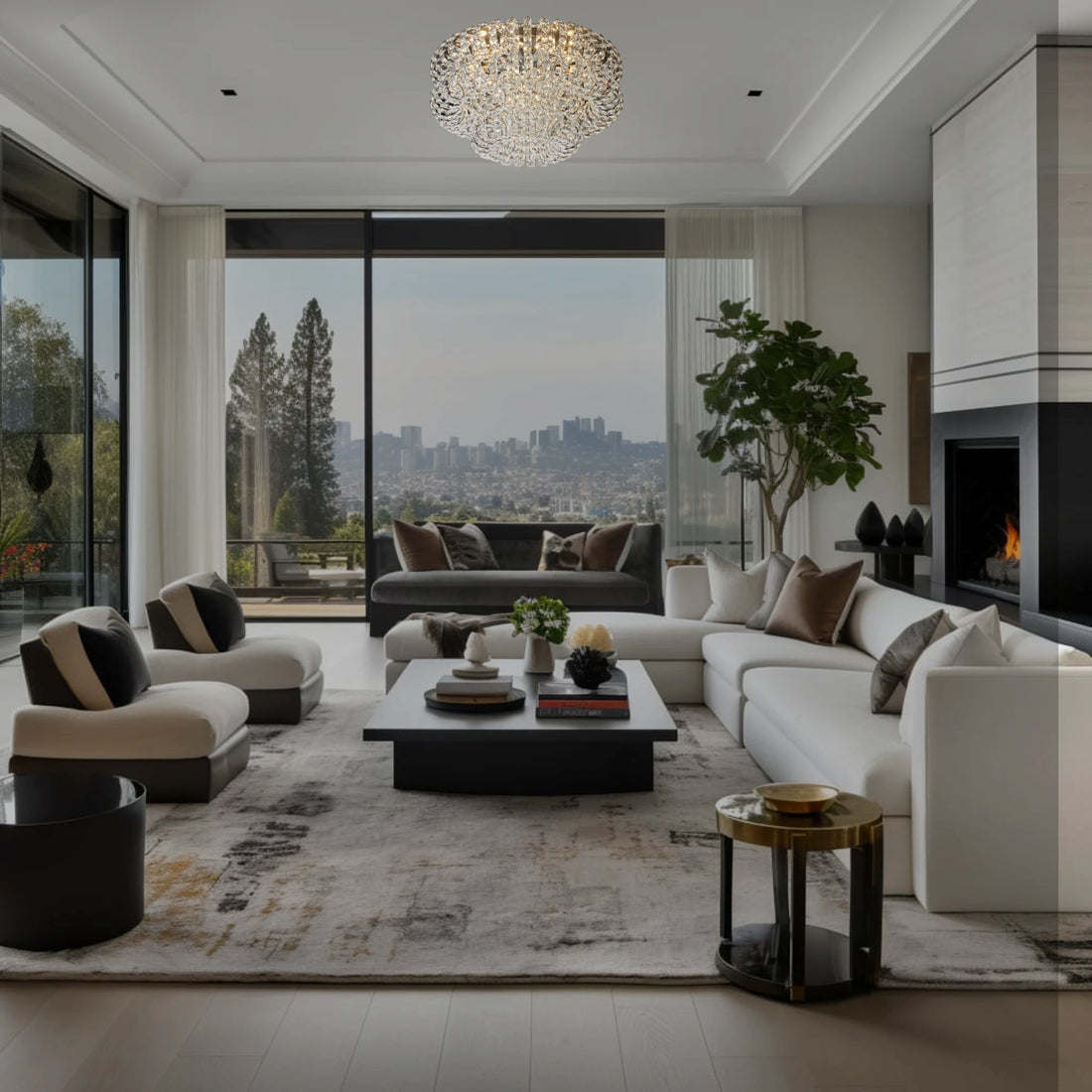 AMULETTE 3 TIER CEILING LIGHT