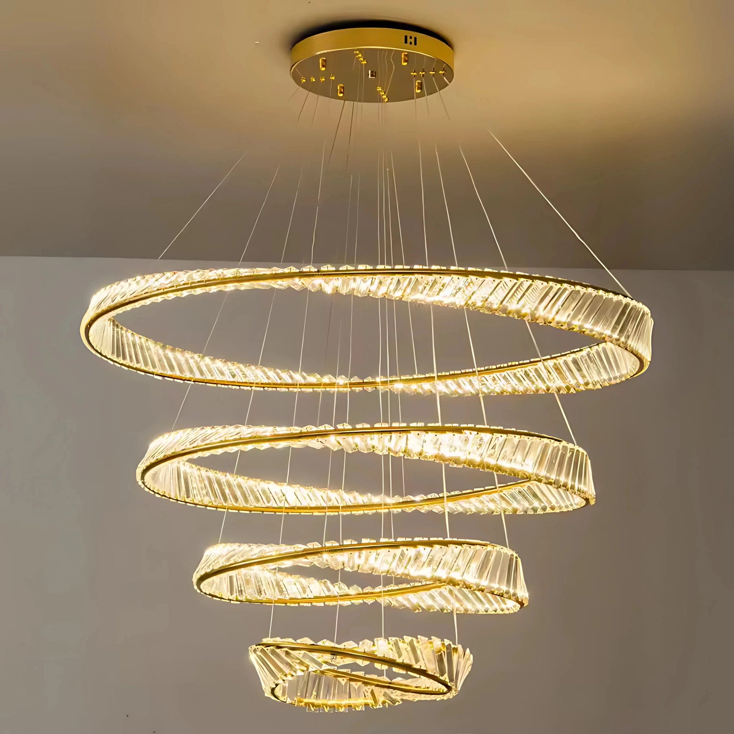 THE MOBIUS STRIP 4 TIER CHANDELIER