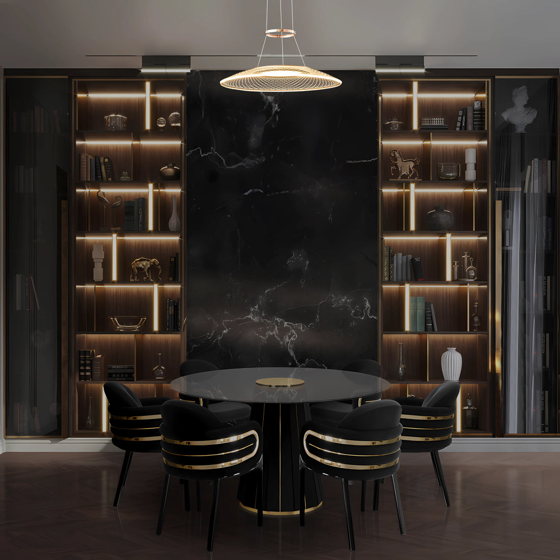 CERCLES CÉLESTES HALO CHANDELIER