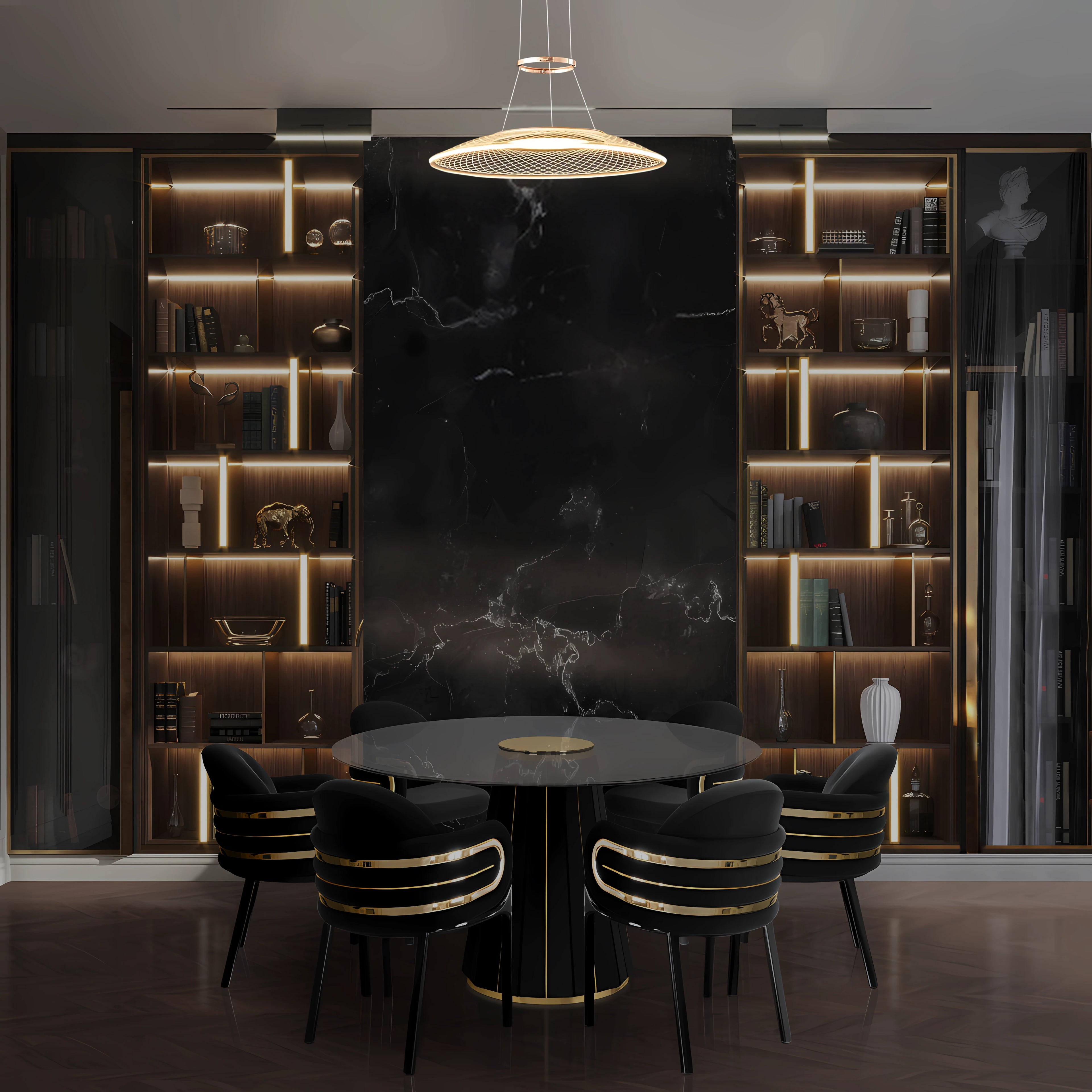 CERCLES CÉLESTES HALO CHANDELIER