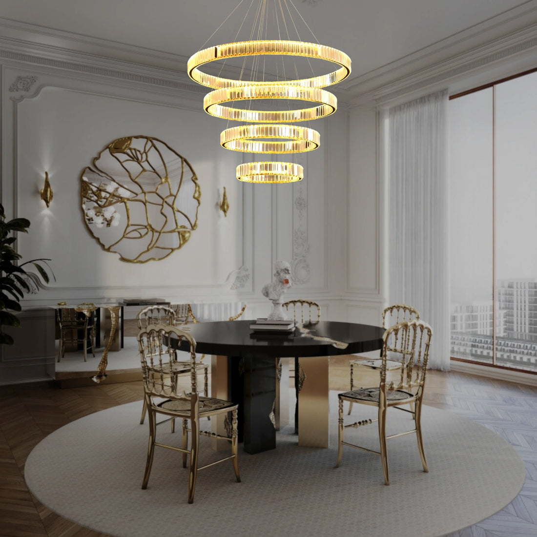 AQUILA 4 TIER CHANDELIER