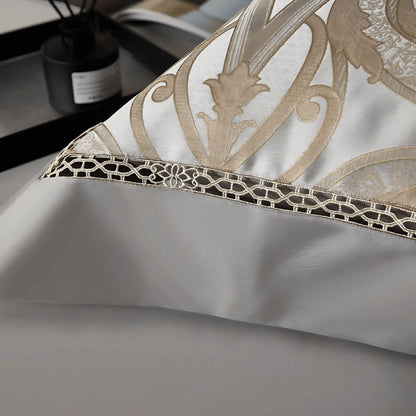 SANDSTONE SERENITY 1400 THREAD COUNT DUVET COVER &amp; SHAMS
