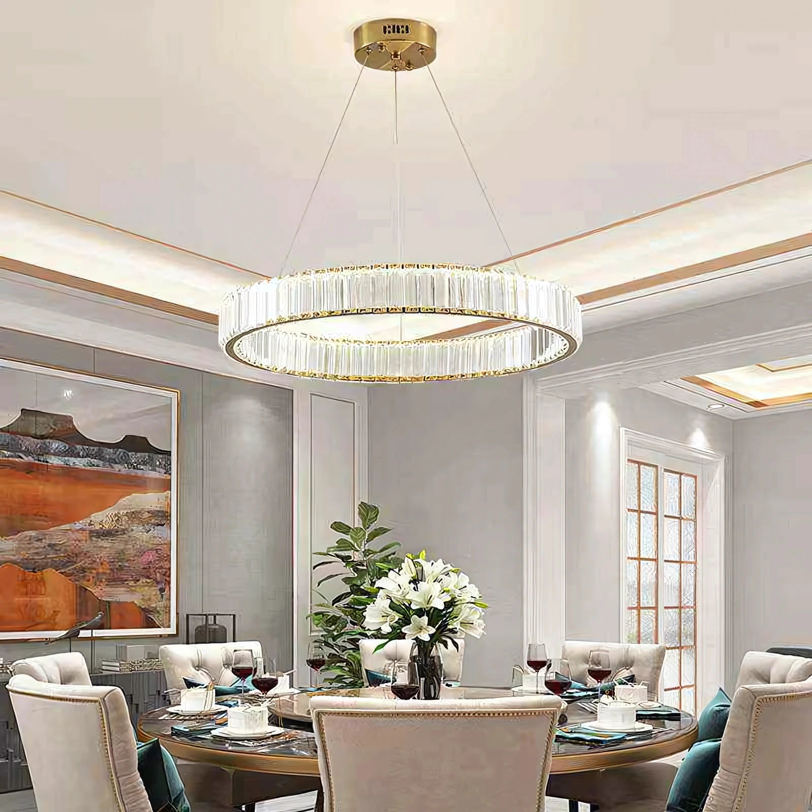 AQUILA HALO CHANDELIER