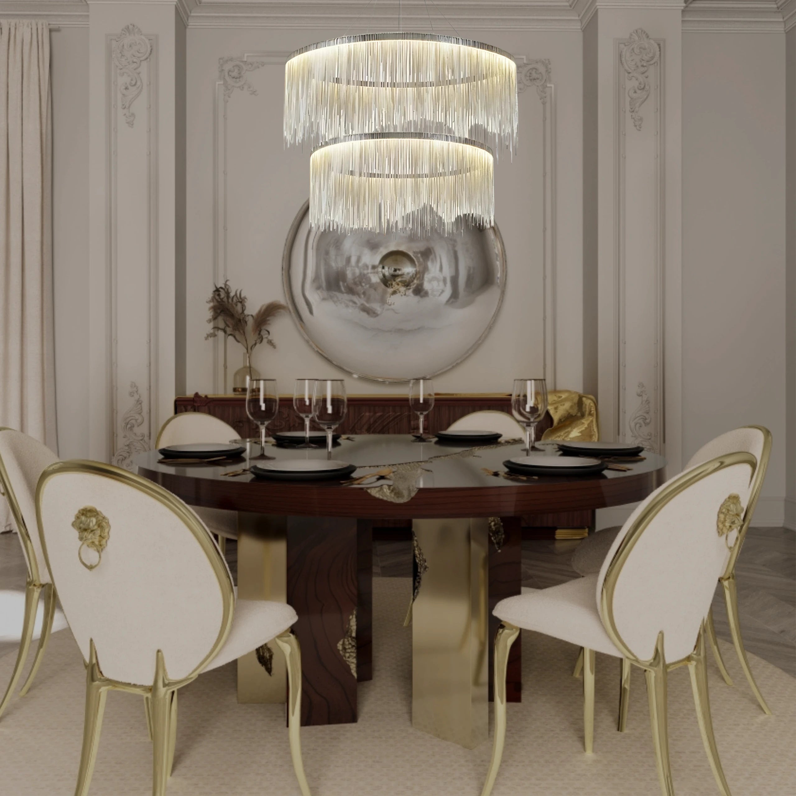 PHOENIX 2 TIER CHANDELIER
