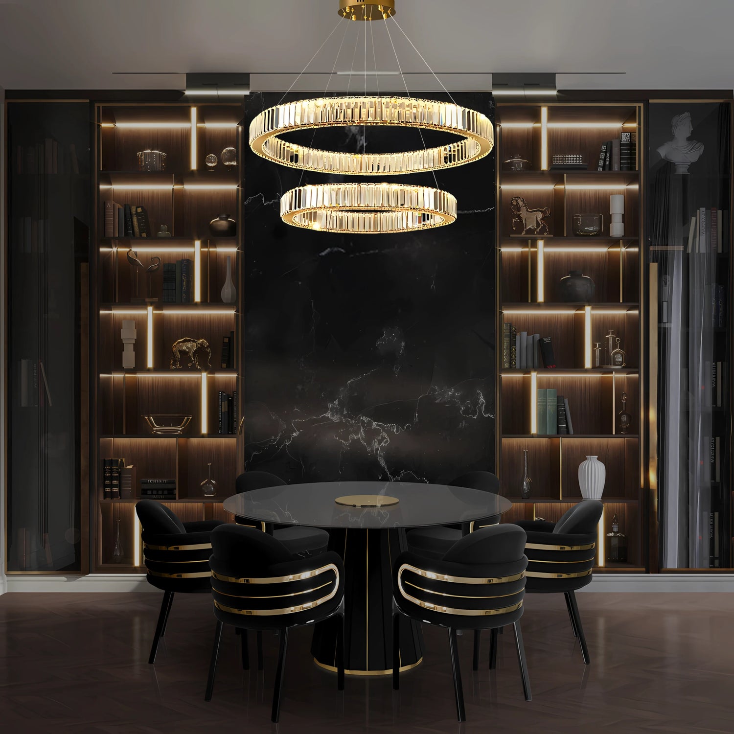 AQUILA 2 TIER CHANDELIER