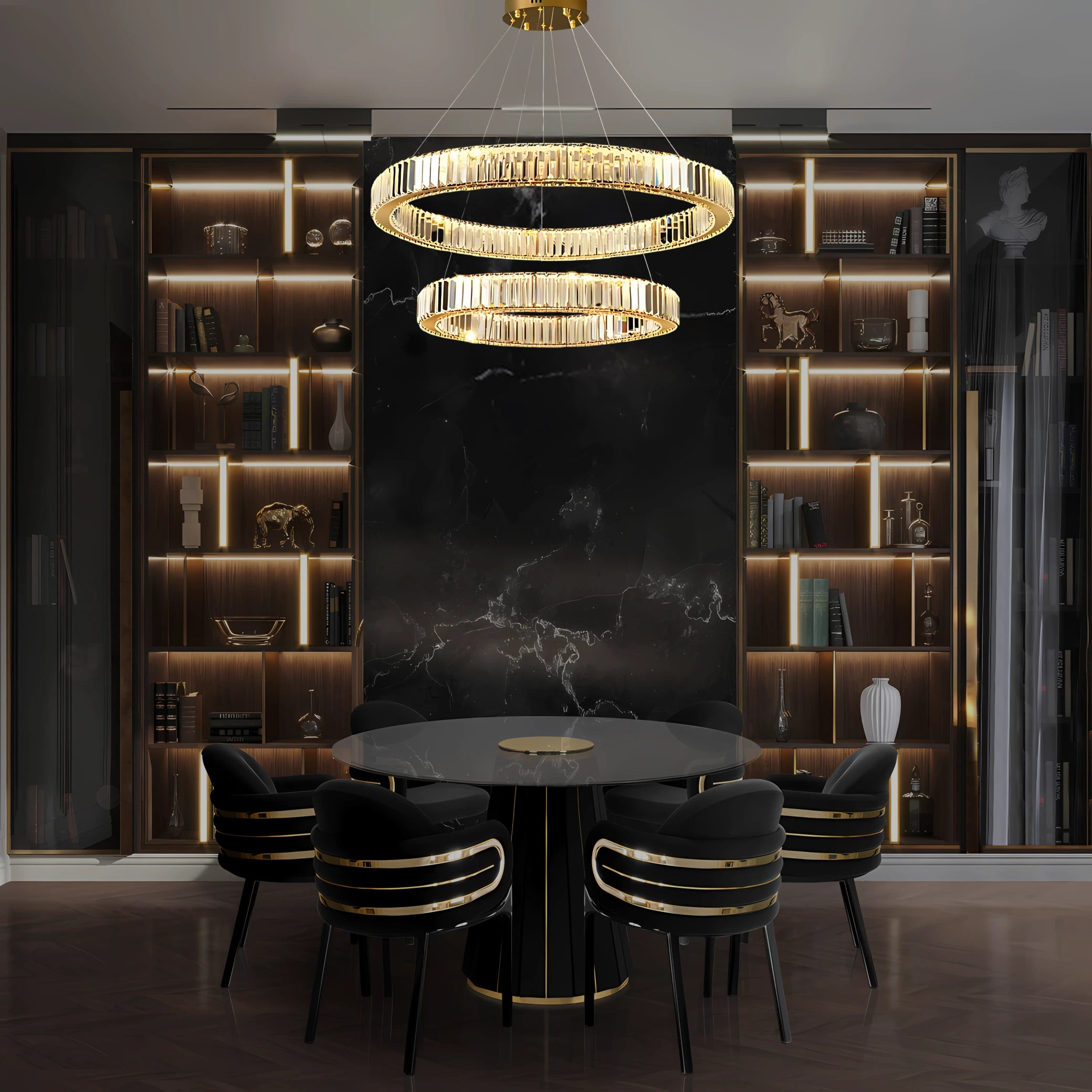 AQUILA 2 TIER CHANDELIER