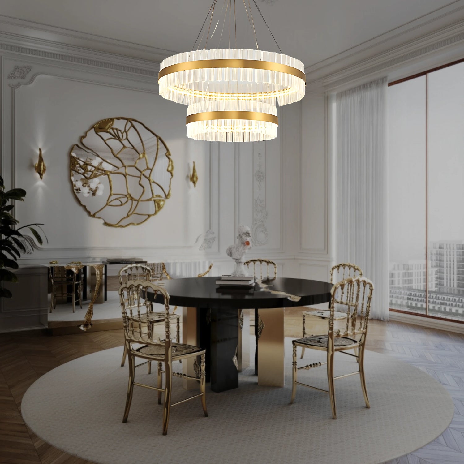 THE ENCHANTE 2 TIER CHANDELIER