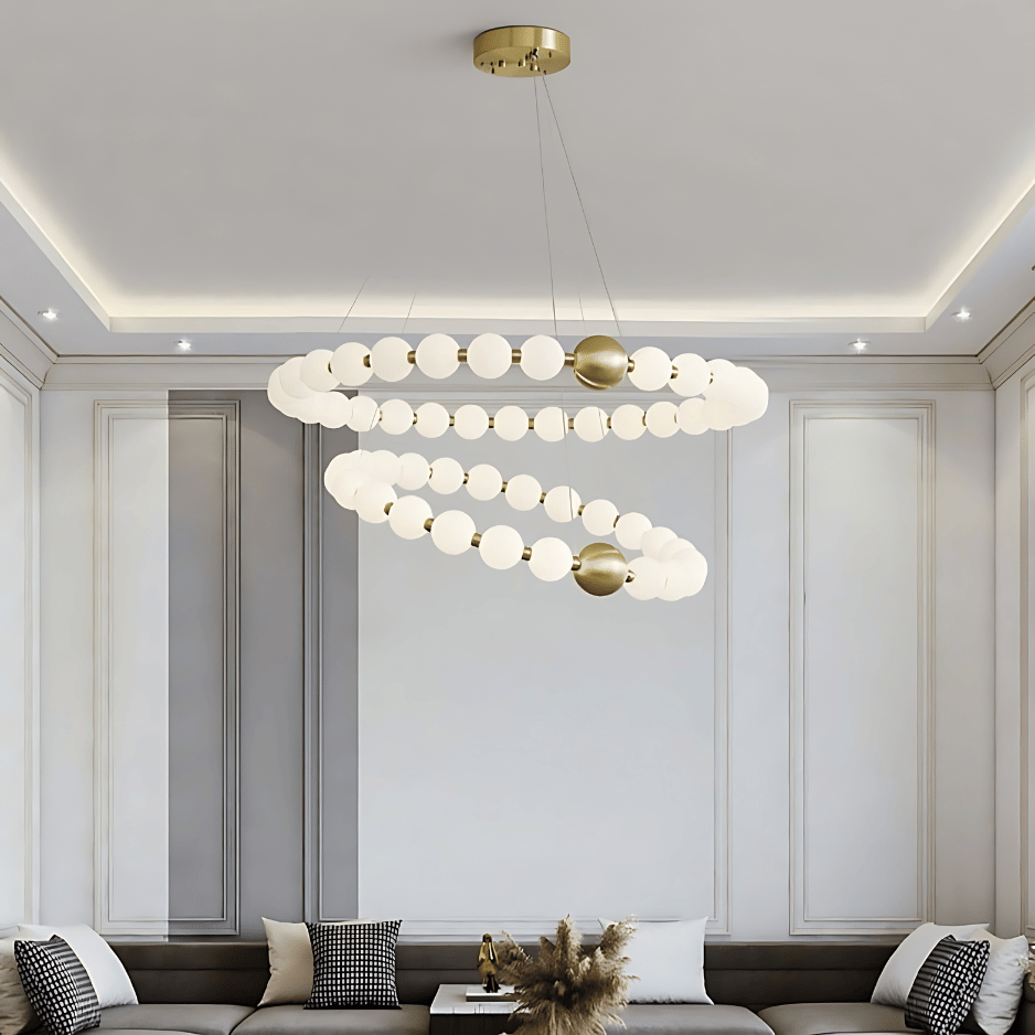 DÉLICATESSE DE PERLES CHANDELIER