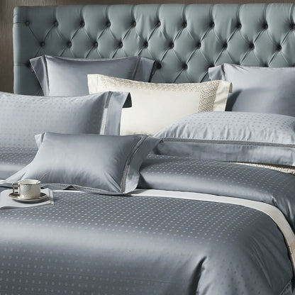 SLATE ALLURE 1000 THREAD COUNT DUVET COVER &amp; SHAMS
