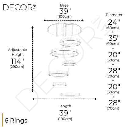 AQUILA STAIRCASE CHANDELIER