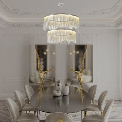 PHOENIX 2 TIER CHANDELIER