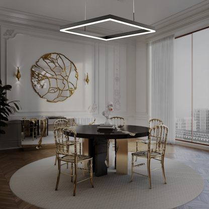 CARRÉ ÉLÉGANT HALO CHANDELIER